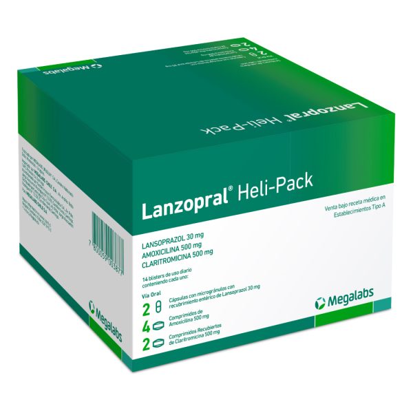 Megalabs Lanzopral Helipack Gastroenterología 5
